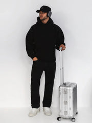 Idris Oversized Hoodie - Black