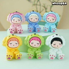 Sleeping Boy Collection, Mini Figures, 6 Colors