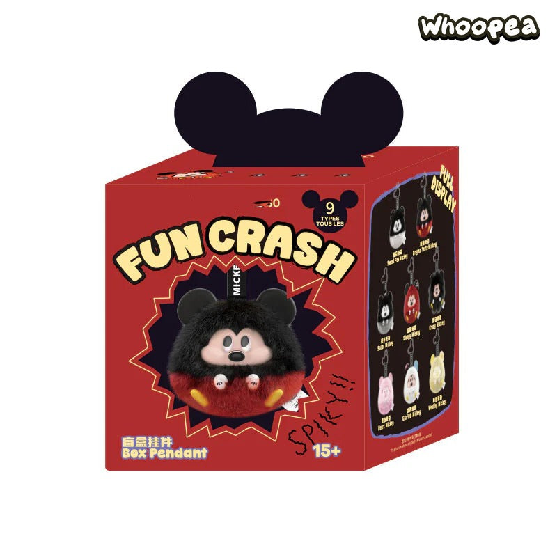 DSN-Mickey Fun Crash Series Vinly Plush Pendant Dolls, Blind Box