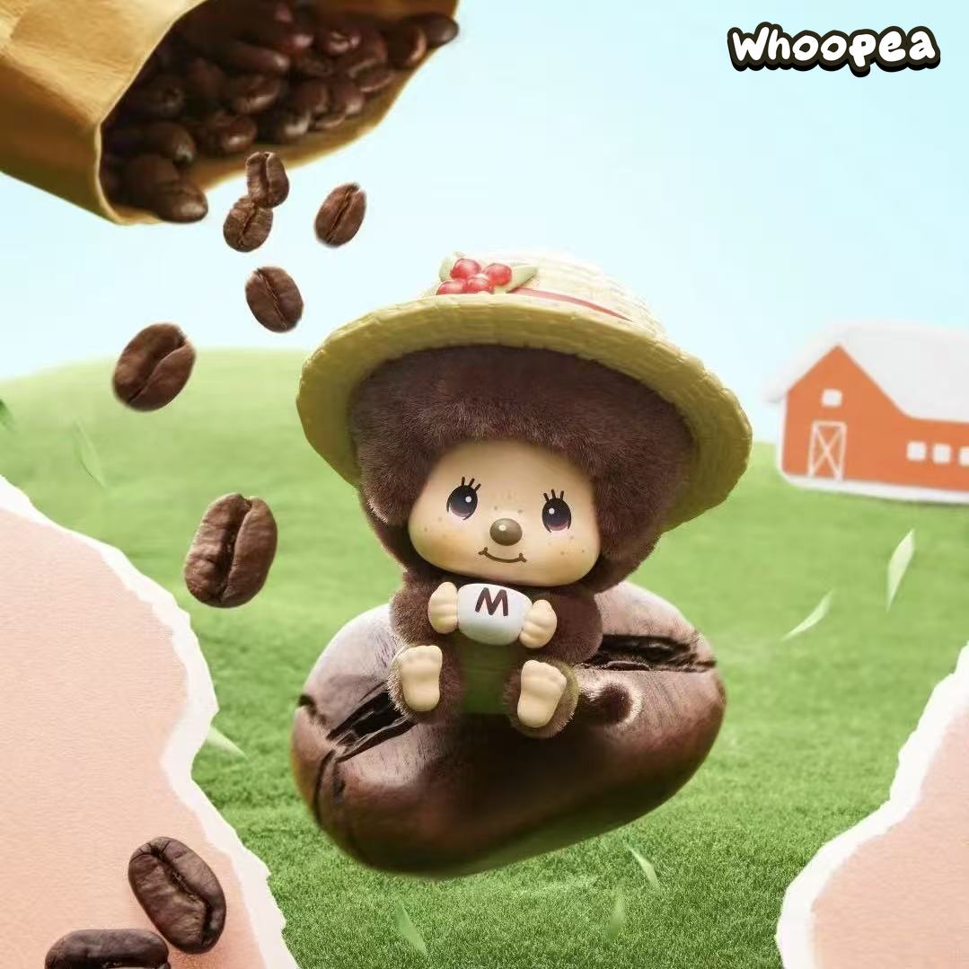 Monchhichi Coffee Farm Series Face‑changing Pendant Blind Box
