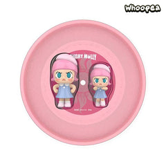 POP MART MOLLY 20th Anniversary Angry Molly Single Record Set "Re"  Series Figure Hanging Card