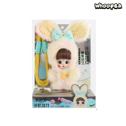 LUOLIFEN DOLL Sweet Girl Plush Phone Pendant Collection