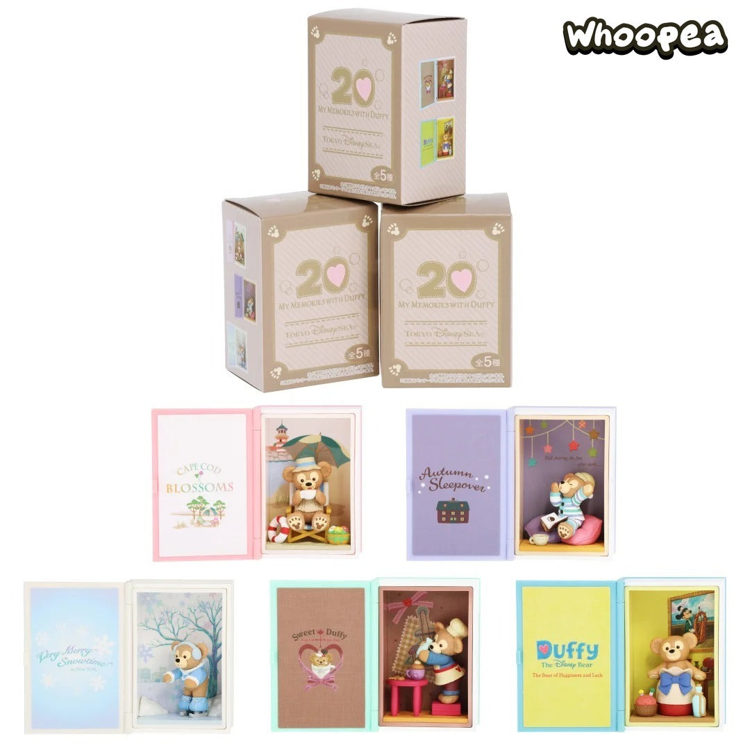 Tokyo DisneySea 20th Anniversary My Memories with Duffy Figure Set Japan 2025
