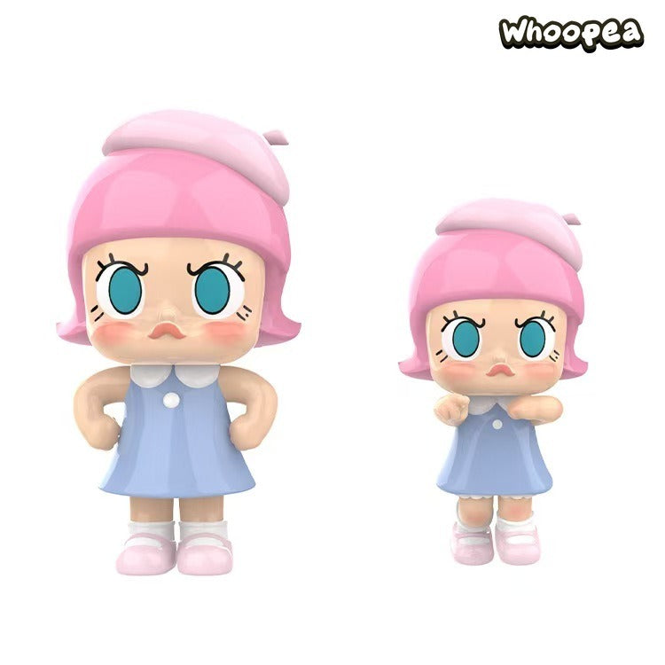 POP MART MOLLY 20th Anniversary Angry Molly Single Record Set "Re"  Series Figure Hanging Card