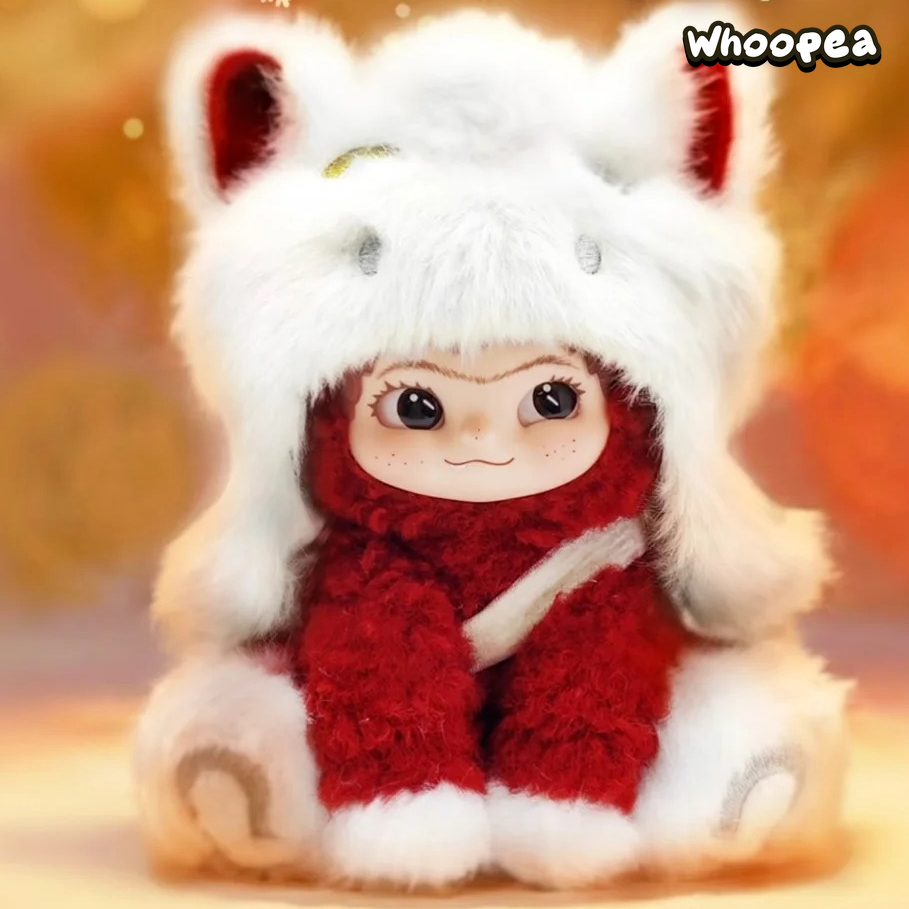 WAKUKU Snowy Lucky Hooves Series Plush New Year Limited Edition Hanging Card
