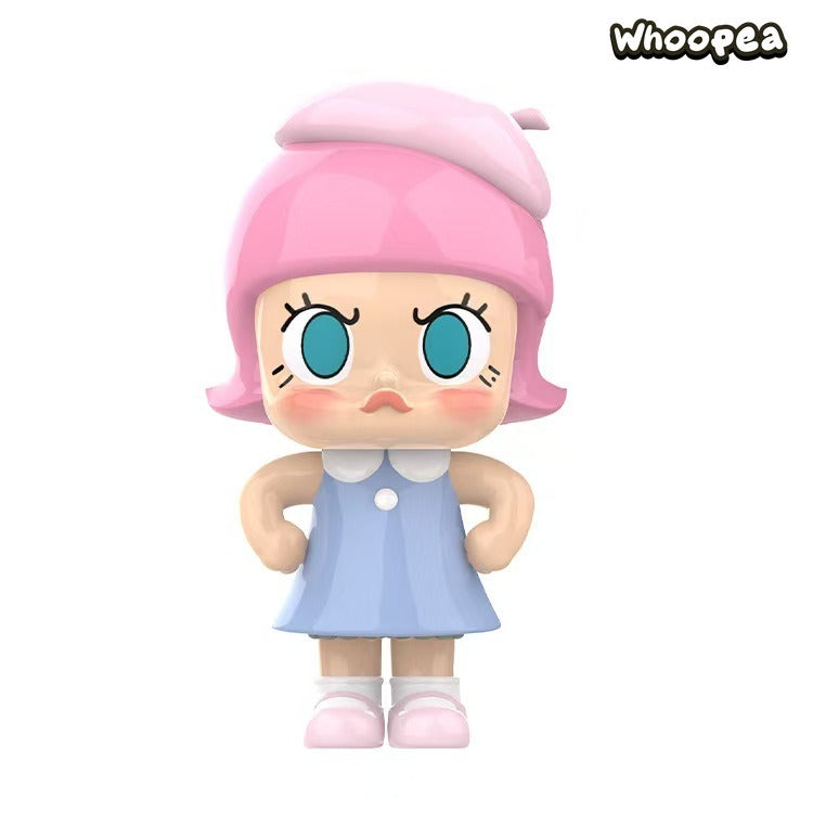 POP MART MOLLY 20th Anniversary Angry Molly Single Record Set "Re"  Series Figure Hanging Card