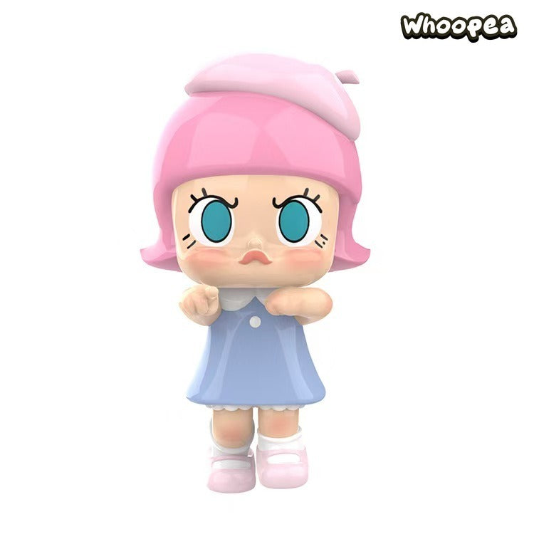 POP MART MOLLY 20th Anniversary Angry Molly Single Record Set "Re"  Series Figure Hanging Card