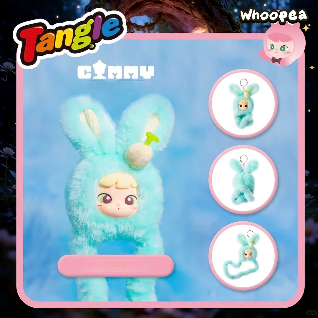 Cimmy Heartthrob & Tangle Fluffy Bunny Series Plush Pendant