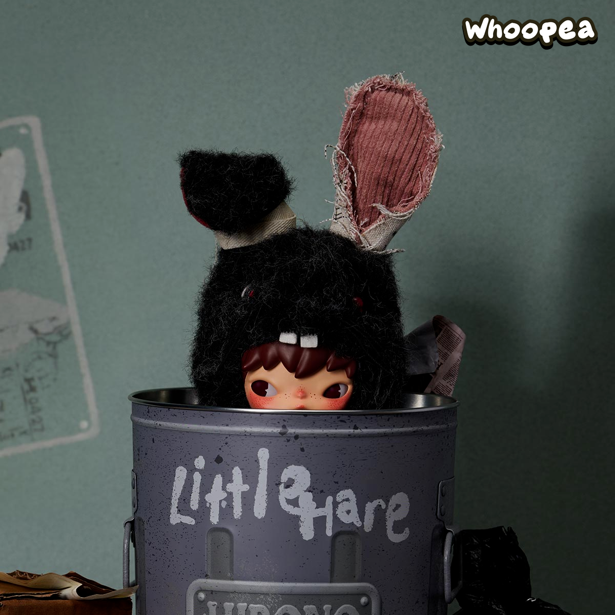 POP MART Hirono Little Hare Plush Doll Pendant