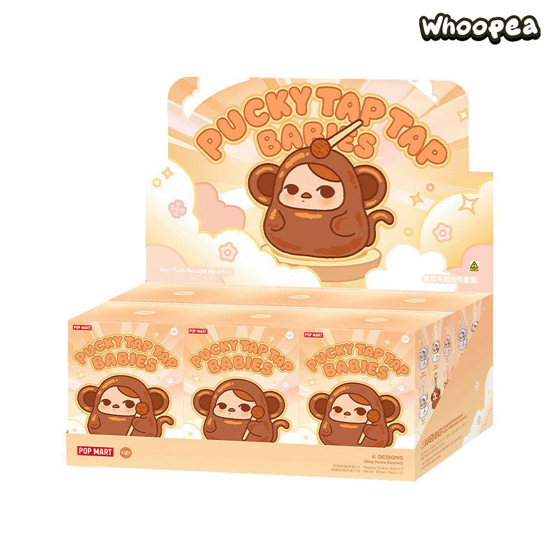 POP MART Pucky Tap Tap Babies Series Plush Blind Box