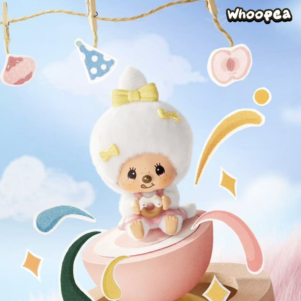 Monchhichi Coffee Farm Series Face‑changing Pendant Blind Box