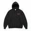 Version Sup drawstring and fleece hooded sweatshirt for men, black in stock, with hang tag wholesale