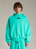 FOG Double Line ESSENTIALS HHH High Street Loose Solid Color Autumn/Winter Plus Fleece Heavy Hoodie Men's and Women's Trendy