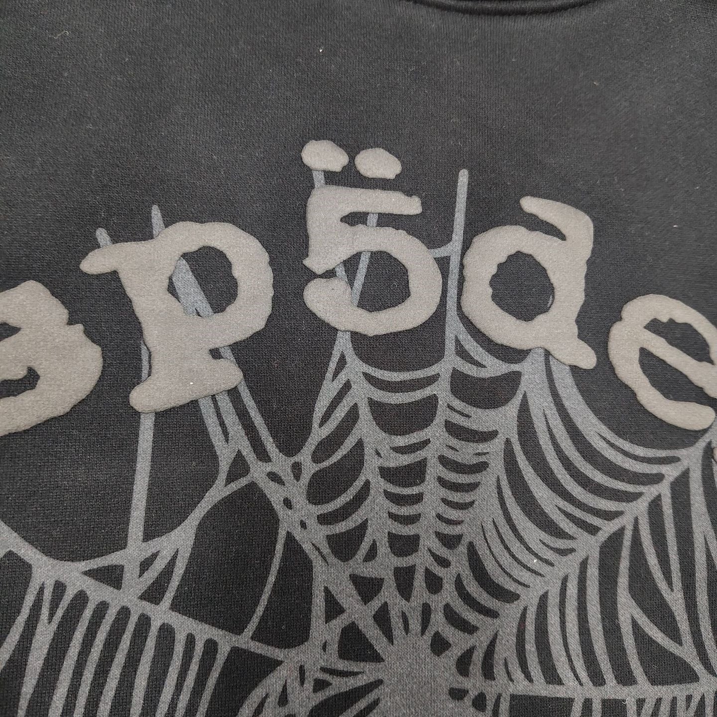Cross border new hoodie Ghost Kuroshio brand Spider sp5der velvet sweatshirt and pants men's set manufacturer in stock