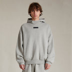 FOG Double Line ESSENTIALS HHH High Street Loose Solid Color Autumn/Winter Plus Fleece Heavy Hoodie Men's and Women's Trendy