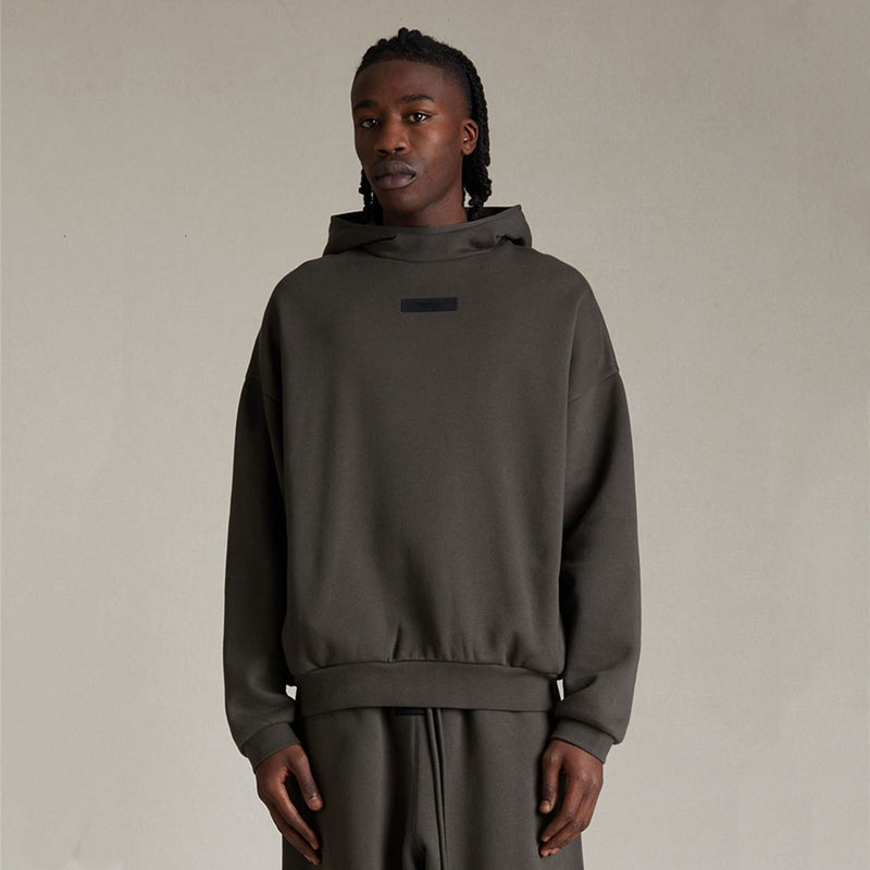 FOG Double Line ESSENTIALS HHH High Street Loose Solid Color Autumn/Winter Plus Fleece Heavy Hoodie Men's and Women's Trendy