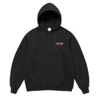 Version Sup drawstring and fleece hooded sweatshirt for men, black in stock, with hang tag wholesale