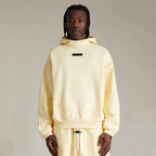 FOG Double Line ESSENTIALS HHH High Street Loose Solid Color Autumn/Winter Plus Fleece Heavy Hoodie Men's and Women's Trendy