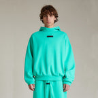 FOG Double Line ESSENTIALS HHH High Street Loose Solid Color Autumn/Winter Plus Fleece Heavy Hoodie Men's and Women's Trendy