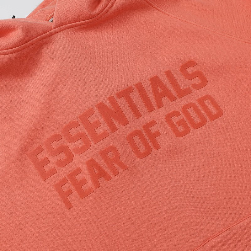 FOG Season 8 Hoodie ESSENTIALS Plush Letter Printed American Trendy Brand Plush Hoodie for Men and Women