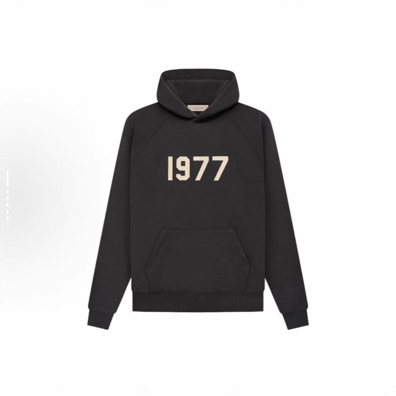 Cross border new double line correct version hoodie, plush hooded versatile couple style set, hoodie in stock for men and women, street trend