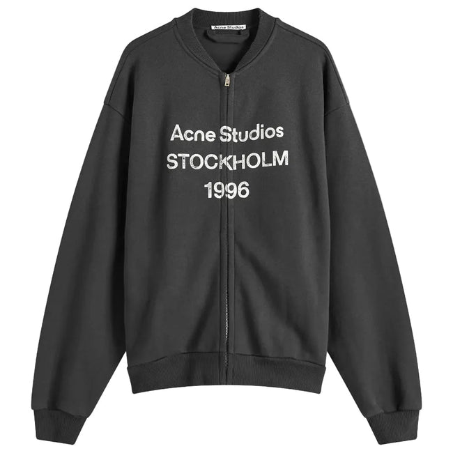 Acne Studios Zip Up 1996 Sweatshirt Black Hover Image