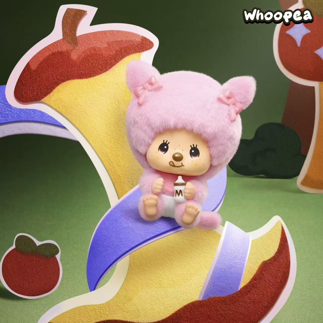 Monchhichi Coffee Farm Series Face‑changing Pendant Blind Box