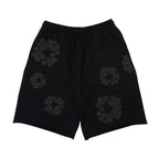 Denim Tears Mono Wreath Sweatshorts Black