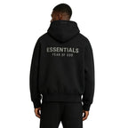 Fear of God Essentials Classic Full Zip Hoodie Jet Black