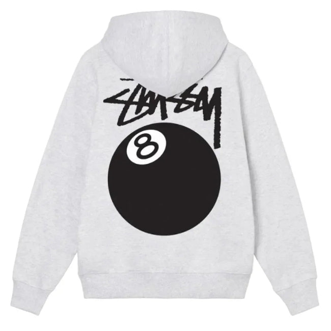 Stussy 8 Ball Zip Hooded Sweatshirt Main Image