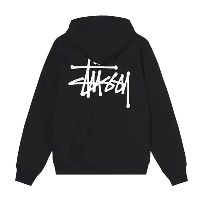 Stussy Basic Zip Hood Black Main Image